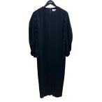 [ снижение цены ]AKIRA NAKA Mirka drape sleeve dress BKdore-p One-piece AW2361-BK черный размер :1