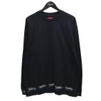 シュプリーム Supreme signature L S top ロングカットソー ブラック サイズ：M