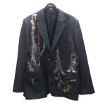 ショッピングJACKET ダブレット doublet EMBROIDERED CHAIN TAILORED JACKET テーラードジャケット グレー サイズ：M