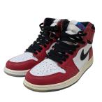 ショッピングjordan ナイキ NIKE AIR JORDAN 1 RETRO HIGH OG SPIDERMAN ハイカットスニーカー ホワイト×レッド サイズ：27.5c