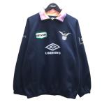 アンブロ×ビームス UMBRO×BEAMS×LORENZ．OG ハーフジップスウェット ネイビー サイズ：XL