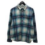 シュプリーム Supreme Shadow Plaid Flannel Shirt 長袖シャツ ブルー サイズ：S