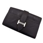 エルメス HERMES ベアンミニ コインケース バーガンディー