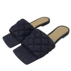 ボッテガヴェネタ BOTTEGA VENETA デニムサンダル インディゴ サイズ：37