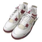 ナイキ NIKE×Nigel Sylvester Air Jordan 4 Brick After Brick ハイカットスニーカー ホワイト サイズ