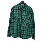 【値下げ】COOTIE 2020SS 「Print Nel Check Work Shirt」 チェック柄フランネルシャツ グリーン サイズ：M (名古屋栄店)