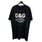 ドルチェアンドガッバーナ DOLCE ＆ GABBANA クルーネックTシャツ G8IV0T ブラック サイズ：54
