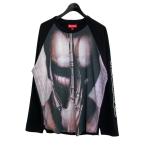 シュプリーム SUPREME 2023AW 「H．R． Giger Raglan L S Top」 プリントロングTシャツ ブラック サイズ：L