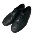 【値下げ】YOKOSAKAMOTO JAZZ SLIP-N SHOES レザースリッポンシューズ ブラック (名古屋栄店)