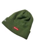 Supreme×New Era 23AW Varsity Beanie New Era ニットキャップ オリーブ (EC)