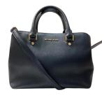 【値下げ】MICHAEL KORS 2WAYショルダーバッグ ネイビー (EC)