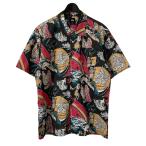 ステューシー stussy アロハシャツ ブラック サイズ:XL