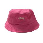 ステューシー stussy Stock Bucket Hat ロゴ刺繍バケットハット 132946 ショッキングピンク サイズ:L/XL