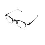 【値下げ】金子眼鏡 metal サングラス kmp 15 ブラック サイズ：45□21-137 (名古屋栄店)