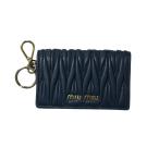 ミュウミュウ MIU MIU カードケース ネイビー