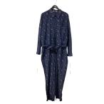 ミドリカワ Midorikawa 23SS Jumpsuit 総柄ジャンプスーツ MID23SS SH11 ネイビー サイズ：L