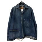 ショッピングused ダブレット doublet 25SS USED FINISH DENIM JACKET  25SS12BL213 インディゴ サイズ：S
