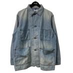 ショッピングロンハーマン ロンハーマン Ron Herman ヘリンボーンデニム カバードジャケット デニムジャケット 4220400033 スカイブルー サイズ：S