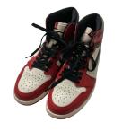 【値下げ】NIKE AIR JORDAN 1 Chicago ハイカットスニーカー DZ5485-612 ホワイト×レッド サイズ：26.5 (名古屋