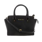 【12月6日値下】MICHAEL KORS Selma MD TZ SATCHEL　2WAY ハンドバッグ ブラック サイズ：- (フレスポ東大阪店)