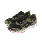 【値下げ】ASICS ×atmos　GEL-LYTE 3　スニーカー ブラック×カーキ サイズ：27．0ｃｍ (フレスポ東大阪店)