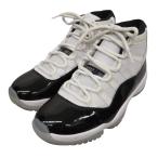 NIKE AIR JORDAN 11 RETRO  スニーカー ホワイト×ブラック サイズ：US 9 (フレスポ東大阪店) 220318