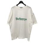 ショッピングBURBERRY バーバリーズ Burberry’s ロゴ刺繍 クルーネックTシャツ ホワイト サイズ：XL