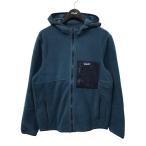 【値下げ】patagonia マイクロディニフーディ ジップアップフリースパーカー 26210 ブルー サイズ：M (EC)