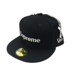 【値下げ】Supreme x New Era New York Yankees Box Logo Cap ボックスロゴキャップ ネイビー サイズ：7 5／8 (フレスポ東大阪店)