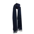 [ снижение цены ]HERMES кашемир muffler темно-синий (fre spo восток Osaka магазин )