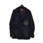 ショッピングギャルソン ジュンヤワタナベコムデギャルソンマン JUNYA WATANABE CdG MAN AD2013 ウール縮絨コート WL-J026 ネイビー サイズ：