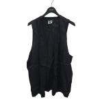 ブラックコムデギャルソン BLACK COMME des GARCONS バック刺繍 ベスト 1G-V002 ブラック サイズ:XL