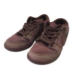 ナイキSB NIKE SB DUNK LOW PRM ローカットスニーカー FN0619-600 ボルドー サイズ:26.5cm