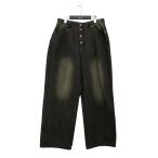 ウィッシュ フォーエバー WISH FOREVER オーバーダイデニム インディゴ デニムパンツ WF011007BW カーキ サイズ：L