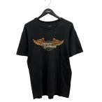 ショッピングハーレーダビッドソン ハーレーダビッドソン HARLEY-DAVIDSON シングルステッチUSA製 Tシャツ ブラック サイズ：M