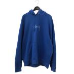 ショッピングstussy ステューシー stussy パーカー 118320 ブルー サイズ：M
