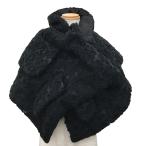 ショッピングコムデギャルソン タオコムデギャルソン TAO COMME des GARCONS マフラー TN-J009 ブラック サイズ：M