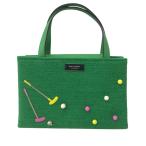ショッピングケイトスペード ケイトスペード Kate Spade サム アイコン アストロターフ ファブリック スモール トートバッグ kF877 グリーン