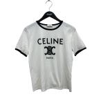 セリーヌ CELINE CELINE PARIS Tシャツ 2X872671Q ホワイト サイズ：M