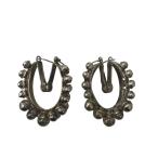 patuPatou серебряный латунь & жемчуг обруч серьги серебряный 