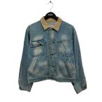 ラルフローレン RALPH LAUREN インディアンヘッド 香港製 デニムジャケット インディゴ サイズ：M