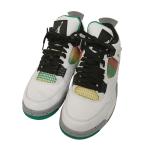 ナイキ NIKE Women’s Air Jordan 4 Lucid Green スニーカー AQ9129-100 ホワイト×グリーン サイズ：27