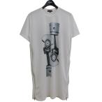 COMME des GARCONS HOMME PLUS 2021SS サイドジップデザイン プリントTシャツ ホワイト サイズ:S (京都三条堀川店
