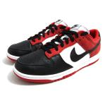 【値下げ】NIKE 2021 DUNK LOW by YOU バイユー ダンク ローカットスニーカー ホワイト×ブラック×レッド サイズ：29ｃｍ (