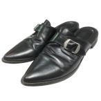 THEE HYSTERIC XXX MONK STRAP　レザーミュール ブラック サイズ：27．0ｃｍ (神戸元町店) 220317