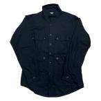 【値下げ】SASSAFRAS BOTANICAL EAGLE SCOUT HALF シャツジャケット ブラック サイズ：S (神戸三宮センター街店)