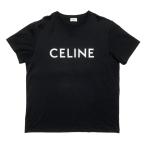 セリーヌ CELINE Logo Classic T Shirts ロゴクラッシックTシャツ／2X308916G ブラック サイズ：M