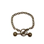[ снижение цены ]SASKIA DIEZ BARBELLE BRACELET браслет Gold ( Kobe магазин )