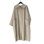 【値下げ】nest Robe ウールリネンワンピースコート 001243-1075 ベージュ サイズ:Free (神戸店)