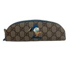 グッチ GUCCI ディズニーコラボ ドナルドダック GGスプリーム GGキャンバス ペンケース 662129 ベージュ